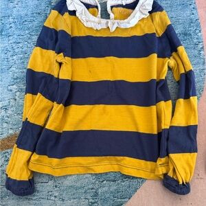 Striped Yellow and Blue Kids Top